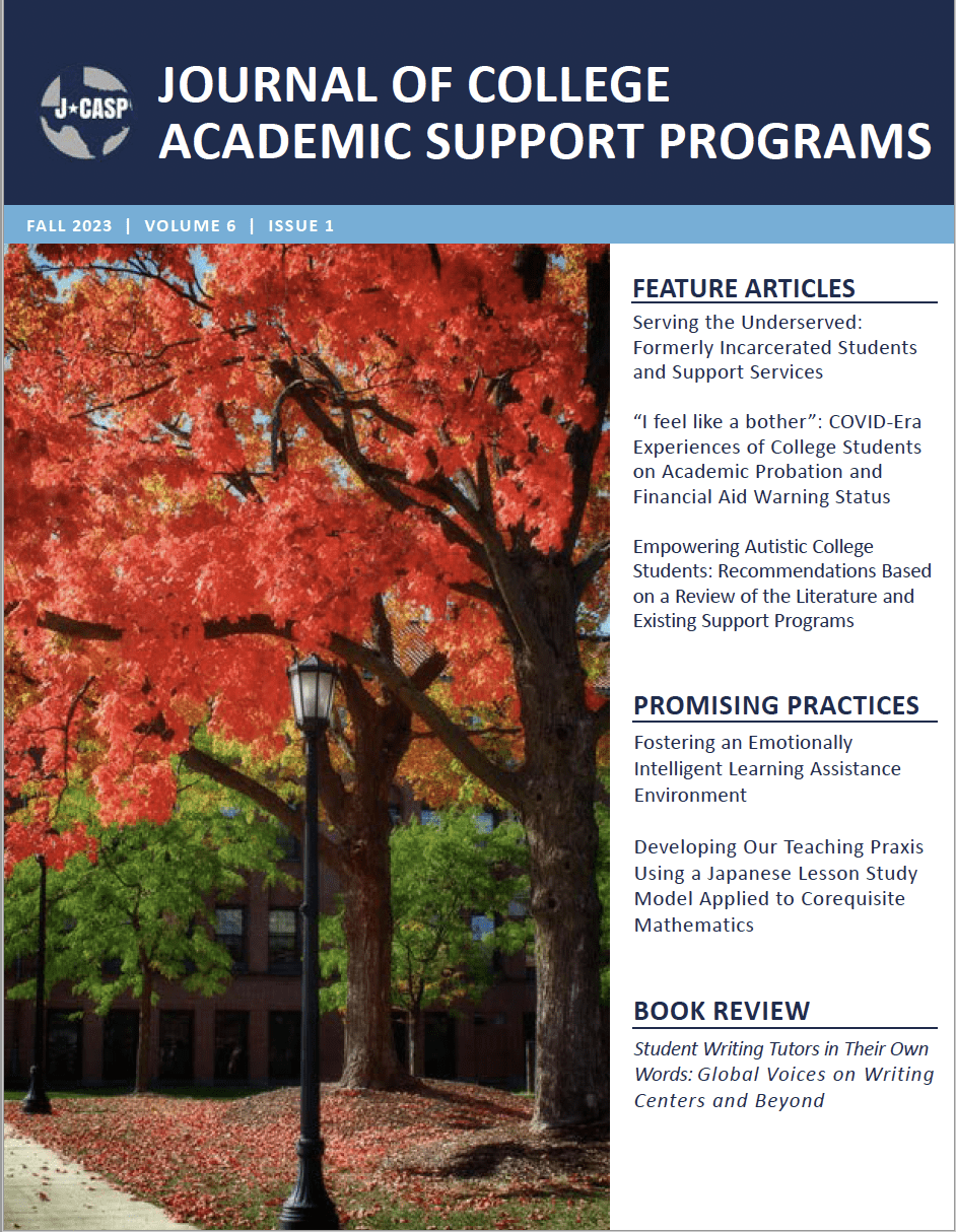A picture of the cover of the academic support programs.